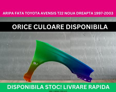 Aripa fata Toyota Avensis T22 Alb,Rosu,Argintiu,Negru,Verde 1997-2003 NOUA gata vopsita dreapta 53811-05030