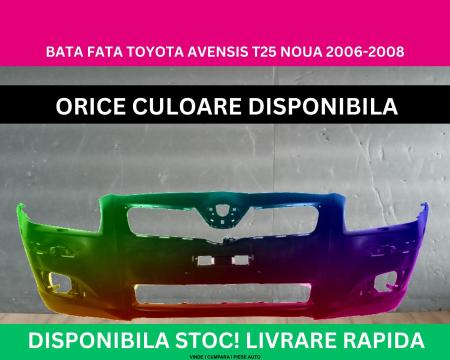 Bara fata Toyota Avensis T25 cu Spalator Alb,Rosu,Argintiu,Negru,Verde 2006-2008 NOUA vopsita 52119-05910