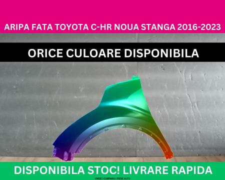 Aripa fata Toyota C-HR Negru,Gri,Alb,Albastru,Rosu vopsita 2016-2023 stanga 53802-F4030