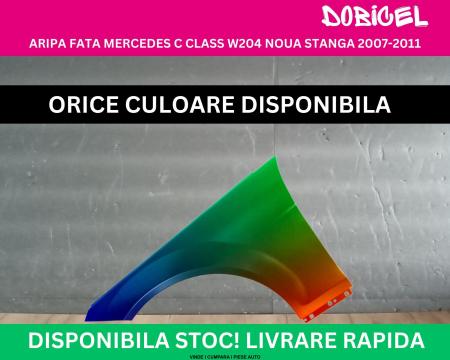 Aripa fata Mercedes C CLASS W204  Negru,Alb,Albastru,Rosu,Verde vopsita stanga 2007-2011 2048800118, A2048800118