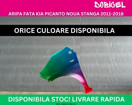 Aripa fata KIA Picanto Negru,Alb,Albastru,Rosu,Verde, Gri vopsita stanga 2011-2018 66311-1Y310