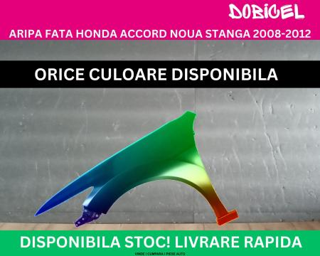 Aripa fata Honda Accord Negru,Alb,Albastru,Rosu,Verde, Gri vopsita stanga 2008-2012 60260-TL0-G00