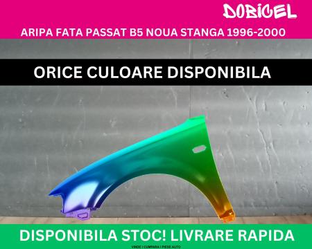 Aripa fata VW Passat B5 Negru,Alb,Albastru,Rosu,Verde, Gri vopsita stanga 1996-2000 3B0821105C