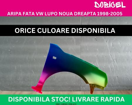 Aripa fata VW Lupo Negru,Alb,Albastru,Rosu,Verde, Gri NOUA vopsita dreapta 1998-2005 6X0821022E