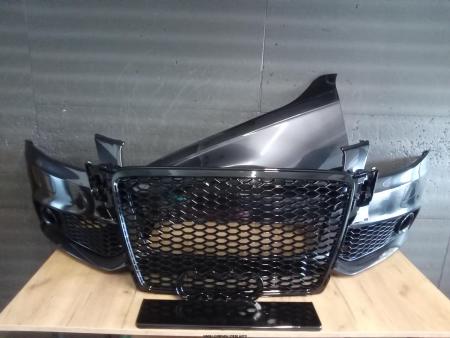 Bara Grila Aripa fata Audi A4 B8 Albastru Gri LZ7L Vopsita 2007-2012 8K0807105AGRU 8K0821105A GRAU28
