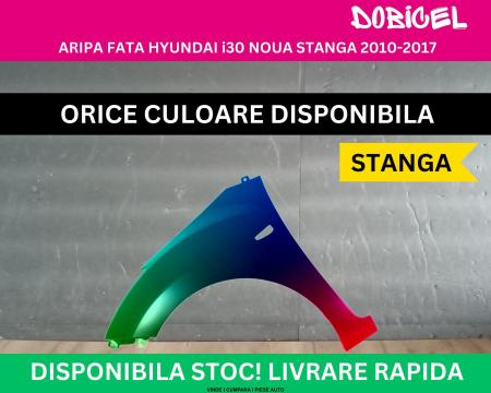 Aripa fata Hyundai I30 Negru,Gri,Alb,Albastru,Rosu vopsita 2010-2017 cu semnal stanga 66311A6010
