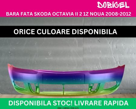 Bara fata Skoda Octavia 2 1Z Facelift Negru,Alb,Albastru,Rosu,Verde, Gri NOUA vopsita 2008-2012 1Z0807221MGRU