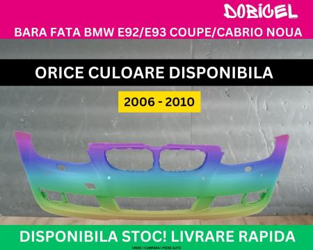 Bara fata BMW Seria 3 E93 Cabrio cu spalator far Negru,Gri,Alb,Albastru,Rosu,Maro NOUA vopsita 2006-2010 51117181307