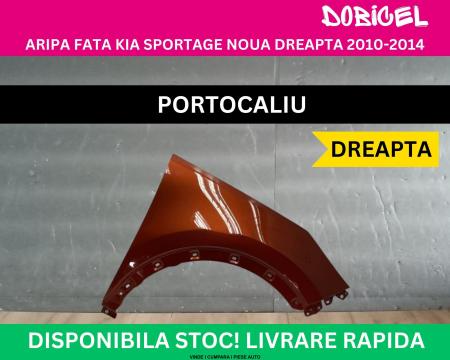 Aripa fata Kia Sportage Portocaliu NOUA vopsita 2010-2014 dreapta 66321-3W000