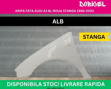 Aripa fata Audi A3 8L culoare Alb Alba NOUA vopsita 1996-2003 stanga 8L0821105