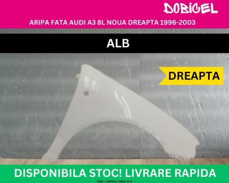 Aripa dreapta fata Audi A3 8L culoare Alb Alba NOUA vopsita 1996-2003 8L0821106