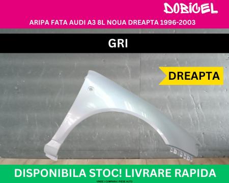 Aripa fata Audi A3 8L culoare Gri Argintiu NOUA vopsita 1996-2003 dreapta 8L0821106