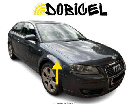 Aripa dreapta fata Audi A3 8P + Sportback Gri LX7Z 2003-2008 NOUA vopsita 8P0821106C