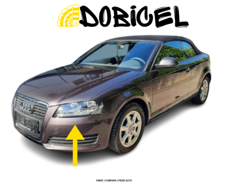 Bara fata Audi A3 8P Cabriolet Gri Maro LZ7L Lava Grey 2008-2012 NOUA vopsita 8P0807105EGRU