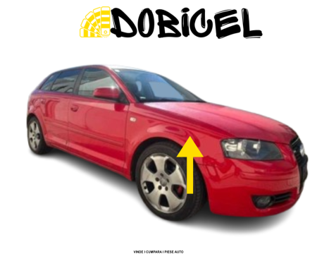 ripa dreapta fata Audi A3 8P Sportback Rosu LY3J LY3M 2003-2008 NOUA vopsita 8P0821106C