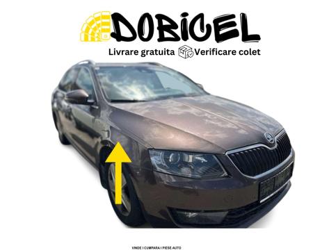 Aripa dreapta fata Skoda Octavia 3 III culoare cod Maro NOUA vopsita 2013-2018 5E0821106A