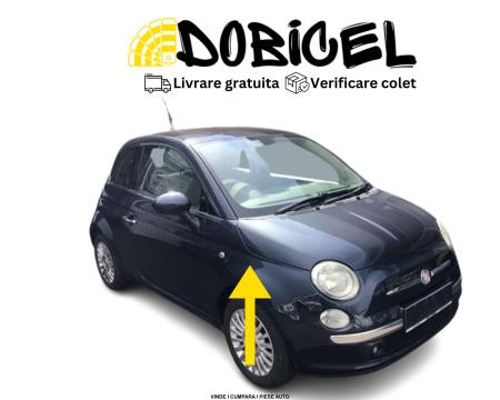 Aripa dreapta Albastru inchis fata Fiat 500 NOUA vopsita 2007-2018 52015755