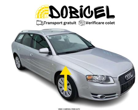 Aripa Argintiu gri dreapta fata Audi A4 B7 LY7W LX7W NOUA 2004-2007 LIVRARE GRATUITA vopsita 8E0821106F