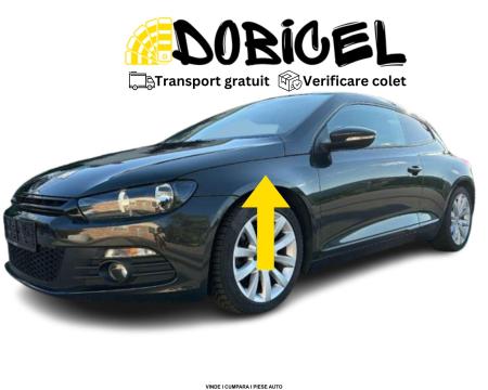Aripa negru L041 LC9X stanga fata VW Scirocco 2008-2017 NOUA Livrare Gratuita vopsita 1K8821105D