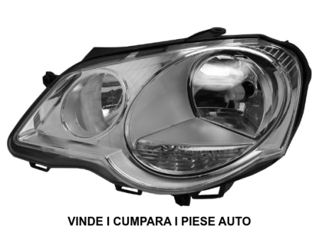 Far stanga halogen H7/H1 VW Polo 9N3 2005-2009 NOU 6Q1941007BD