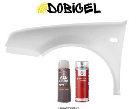 Aripa fata stanga Alba LB9A VW Golf 4 + Spray vopsea + Lac clar 1K NOUA