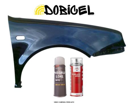 Aripa fata dreapta neagra L041VW Golf 4 + Spray vopsea + Lac clar 1K NOUA