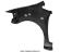 Aripa fata dreapta neagra 209 Toyota Auris E15 2007-2010 NOUA 53801-02100