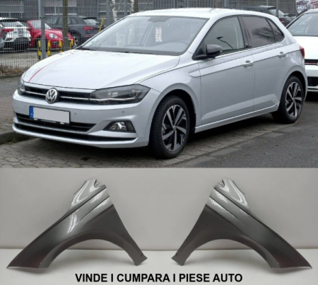 Aripa fata dreapta neagra alba rosie albastra gri VW POLO incepand cu 2017 2018 2019 2020 orice culoare disponibila NOUA