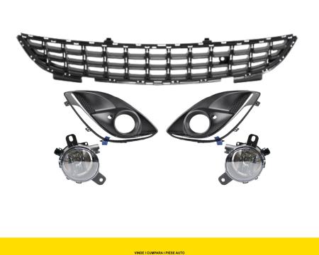 Set Grile Bara fata Opel Corsa D Facelift cu proiectoare ceata 2011-2014