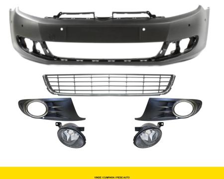 Bara fata VW Golf 6 VI + senzori scurt Hatchback complecta cu grile si proiectoare ceata 2008-2012 NOUA