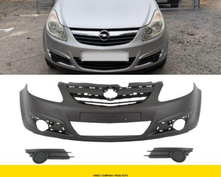 Bara fata Opel Corsa D completa cu grile fara proiectoare ceata 2006-2010 NOUA