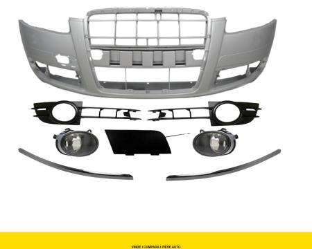 Bara fata Audi A6 C6 4F completa cu grile bandouri si proiectoare 2004-2008 NOUA