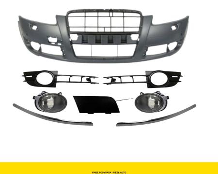 Bara fata Audi A6 C6 4F completa spalator far senzori cu grile proiectoare  bandouri si capac 2004-2008 NOUA