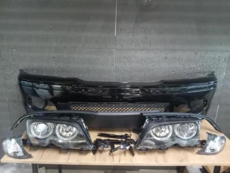 Bara fata 475 M-LOOK + Faruri Angel Eyes + semnalizare clara BMW E46 facelift 2001-2005 LPBM86