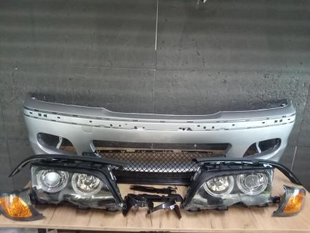 Bara fata 354 M-LOOK + Faruri Angel Eyes + semnalizare portocaliu BMW E46 facelift 2001-2005 LPBM86