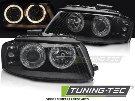 Set faruri cu angel eyes Audi A3 8P 03-08 stanga + dreapta Tuning Tec LPAU78