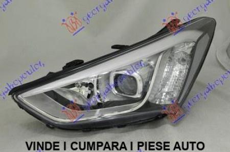 Far-Xenon Stanga Electric Led Drl Hyundai Santa Fe 2012-2013-2014-2015-2016