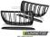 Nari grile duble BMW E90 E91 Negru lucios 05-08 Nonfacelift GRBMF7