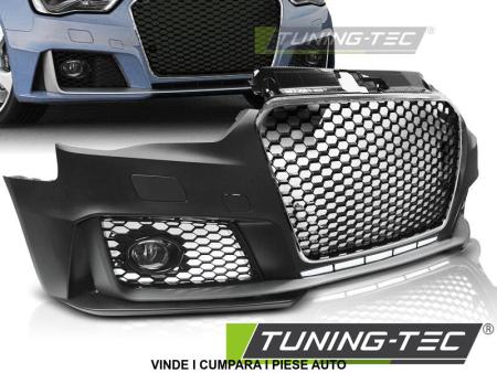 Bara fata sport completa Audi A3 RS3 LOOK 13-16 cu spalator far + grile ZPAU26