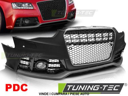 Bara fata sport completa Audi A5 RS5 LOOK 11-16 cu spalator far, senzori + grile ZPAU29