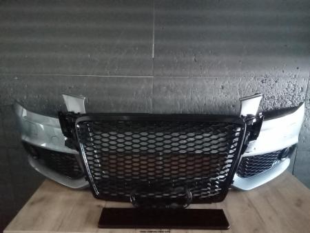 Bara fata cu Grile,proiectoare Audi A4 B8 cu spalator 8K0807105AGRU Gri LY7G Quartz Gray Metallic