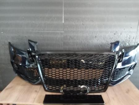 Bara fata cu Grile, proiectoare Audi A4 B8 fara spalator fara, senzori 8K0807105GRU, 8K0821106A Albastru LZ5A Deep Sea Blue