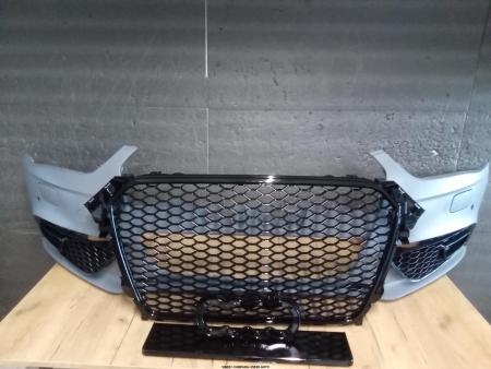 Pachet Bara fata cu Grile RS Audi A4 B8.5 cu spalator, senzori 12-15 8K0807065DGRU