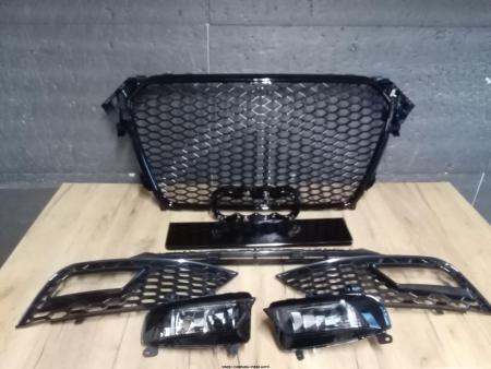 Grile Bara fata, proiectoare ceata Fagure RS LOOK Audi A4 B8.5 12-15