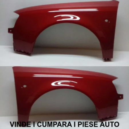 Aripi fata stanga + dreapta Audi A6 C5 96-00 4B0821105A, 4B0821106A Rosu LY3D Tornado Red