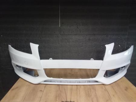 Bara fata Audi A4 B8 07-12 cu spalator far, senzori parcare 8K0807105CGRU Alb LY9C Ibis White