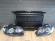 Grila radiator fagure cu faruri angel eyes Audi A3 8P 05-08 negru mat LPAU78