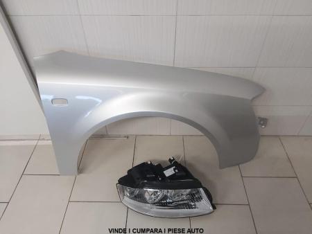 Pachet Far+Aripa Fata Dreapta Audi A4 B6 An 2000-2004 (LY7W (Gri))