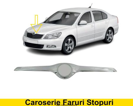 Ornament capota motor cromat Skoda Superb 08-12 NOU 3T0853633