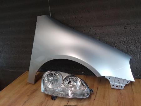 Aripa, far fata dreapta VW Golf V 5 Hatchback 2003-2008 Gri LA7W